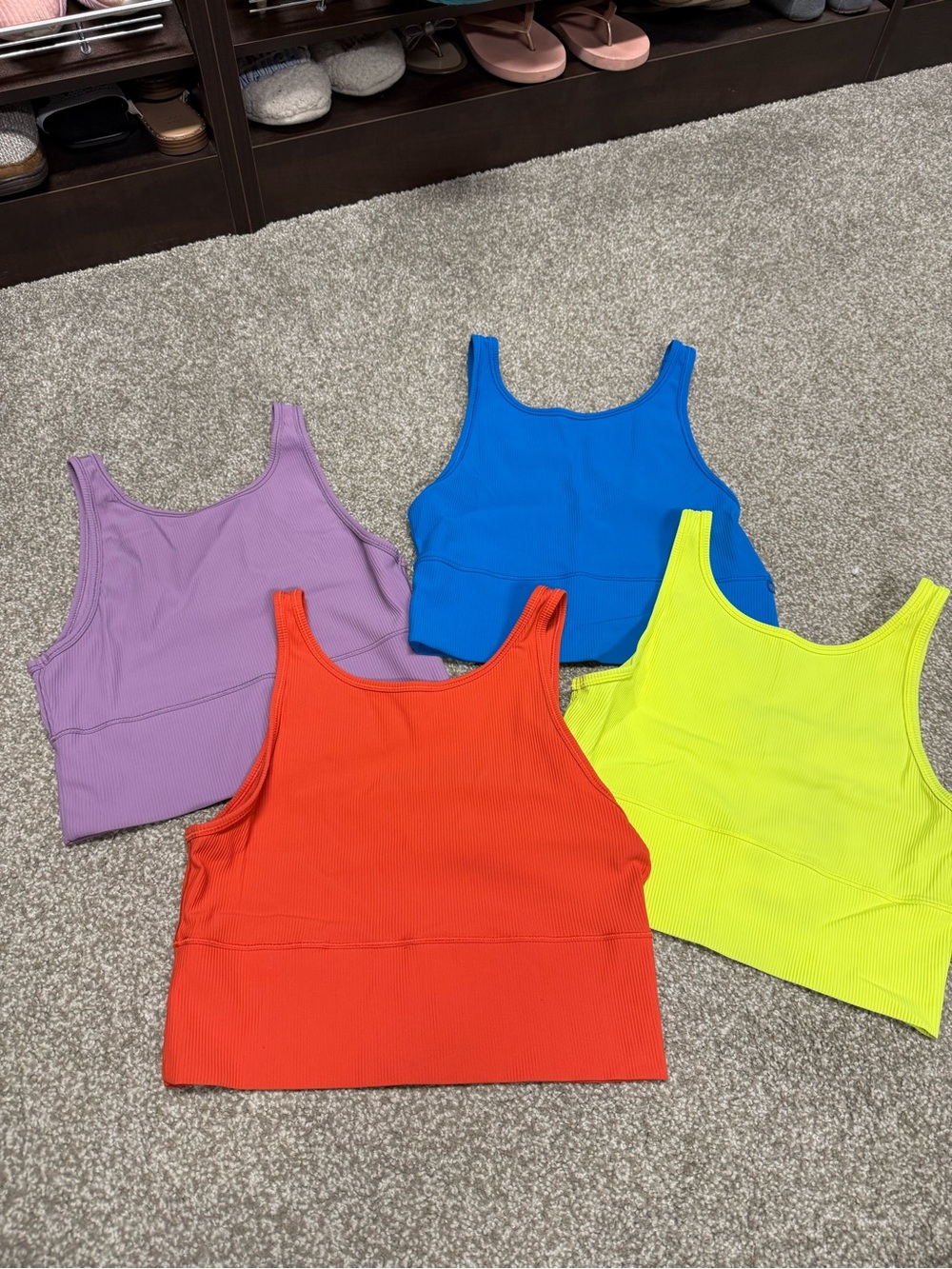 Lululemon pivot tank Top - set of 4